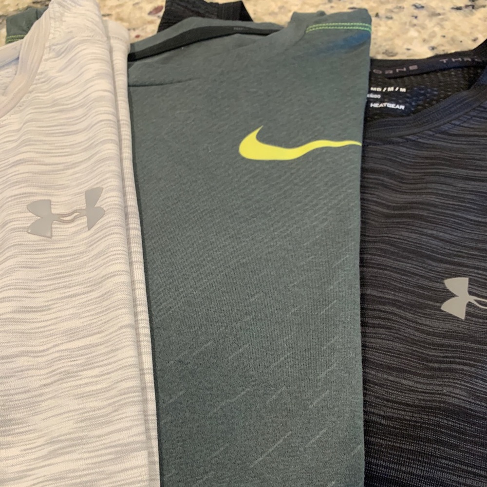 3 Mens Dri-Fit Shirts